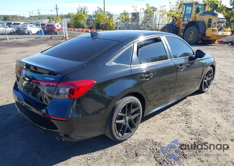 2022 Honda Civic Sport из США, поврежденный, VIN 2HGFE2F52NH585288